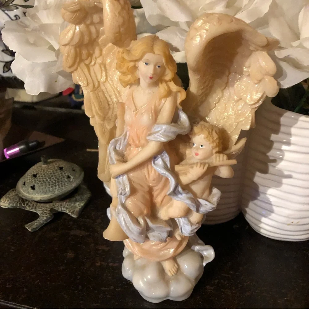Seraphim Golden Angel & her Cherub! - Picture 9 of 15